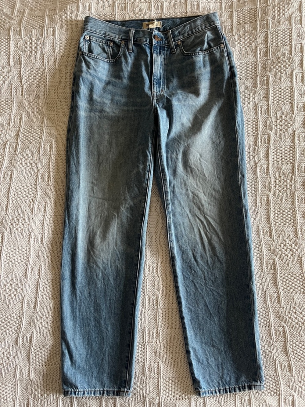 Madewell The Slouchy Boyjean in Riverspring Wash Sz 28 - Picture 5 of 16